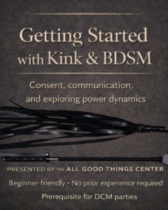Getting Started with Kink and BDSM